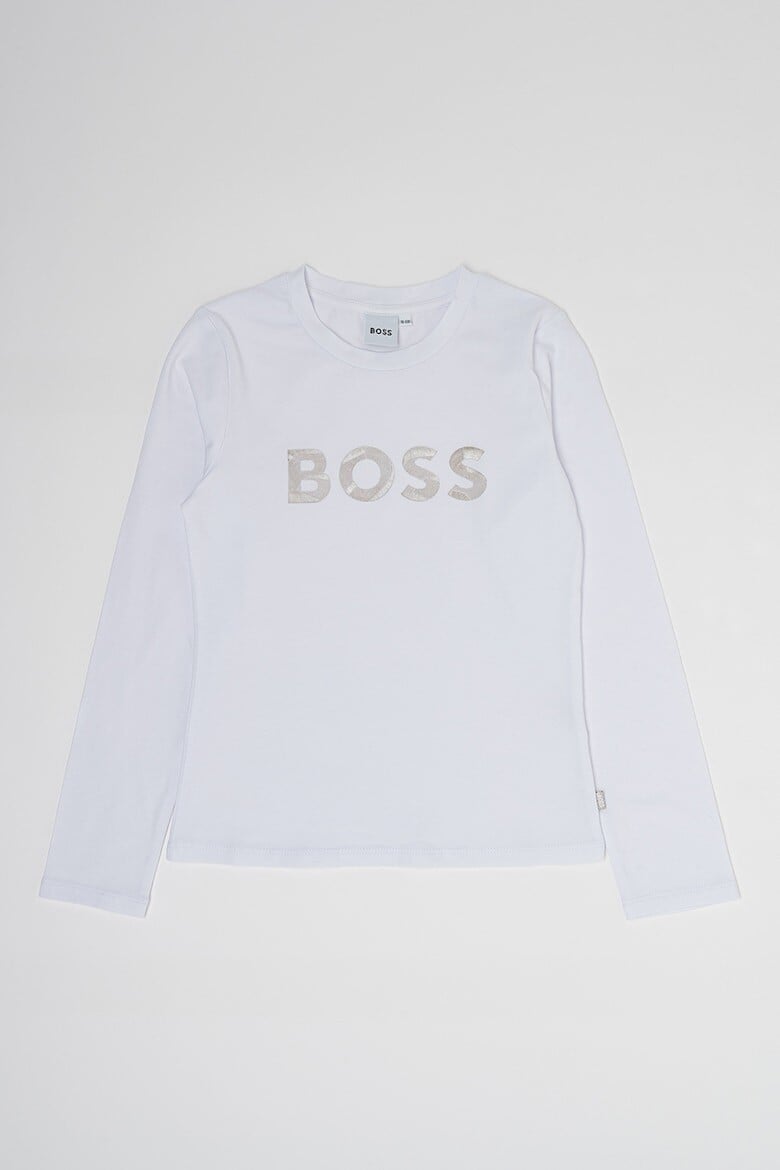 

Блузка с логотипом Boss Kidswear, белый