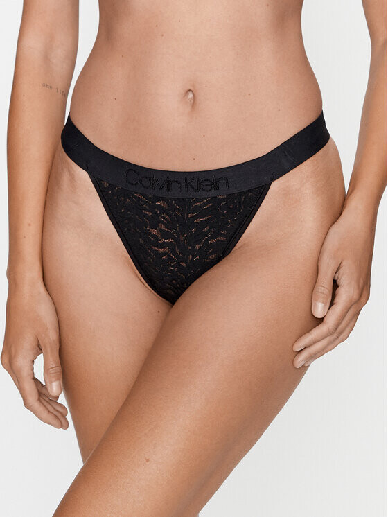 

Бразильские женские трусики Calvin Klein, черный