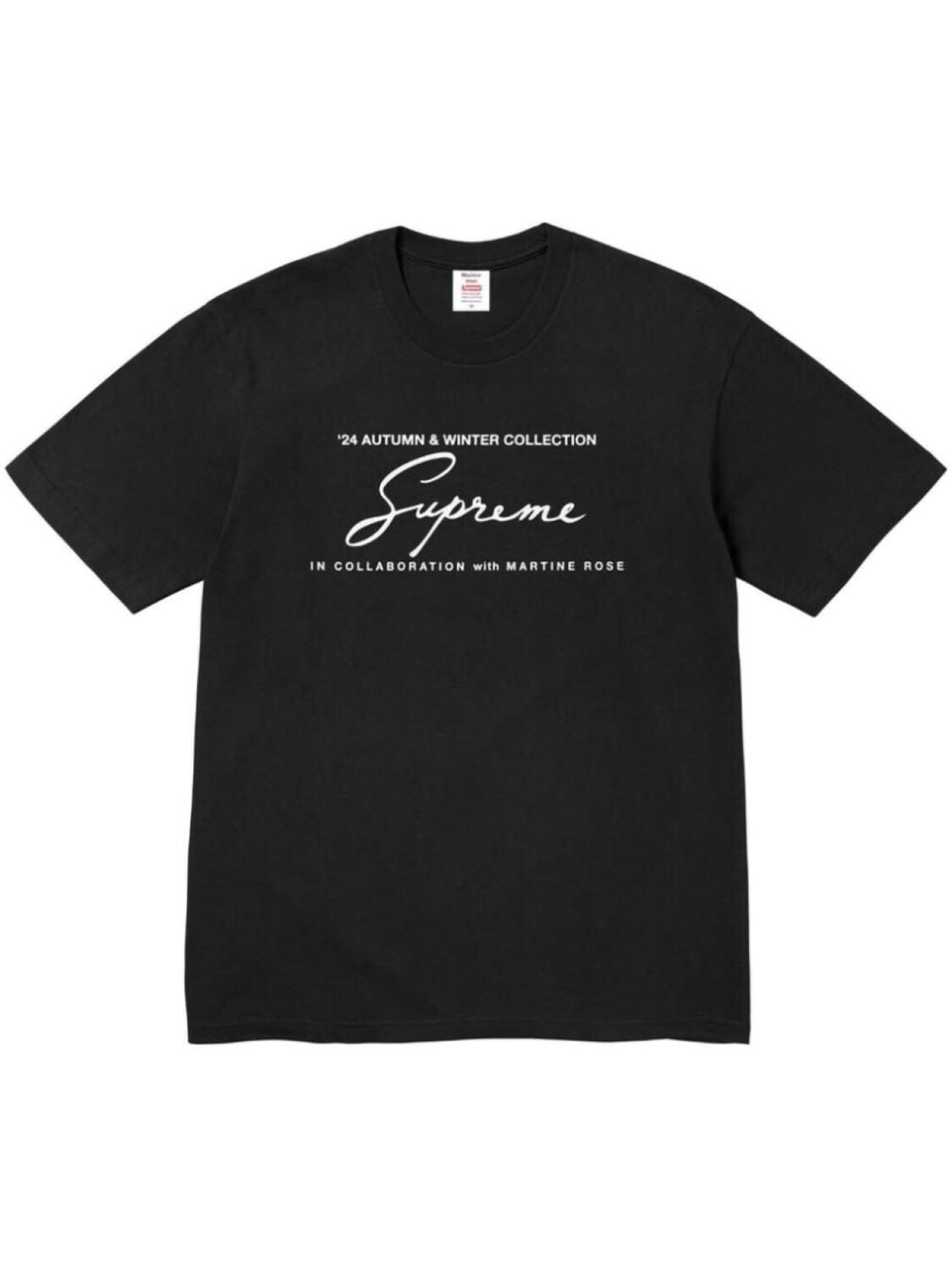 

Supreme футболка из коллаборации с Martine Rose, черный