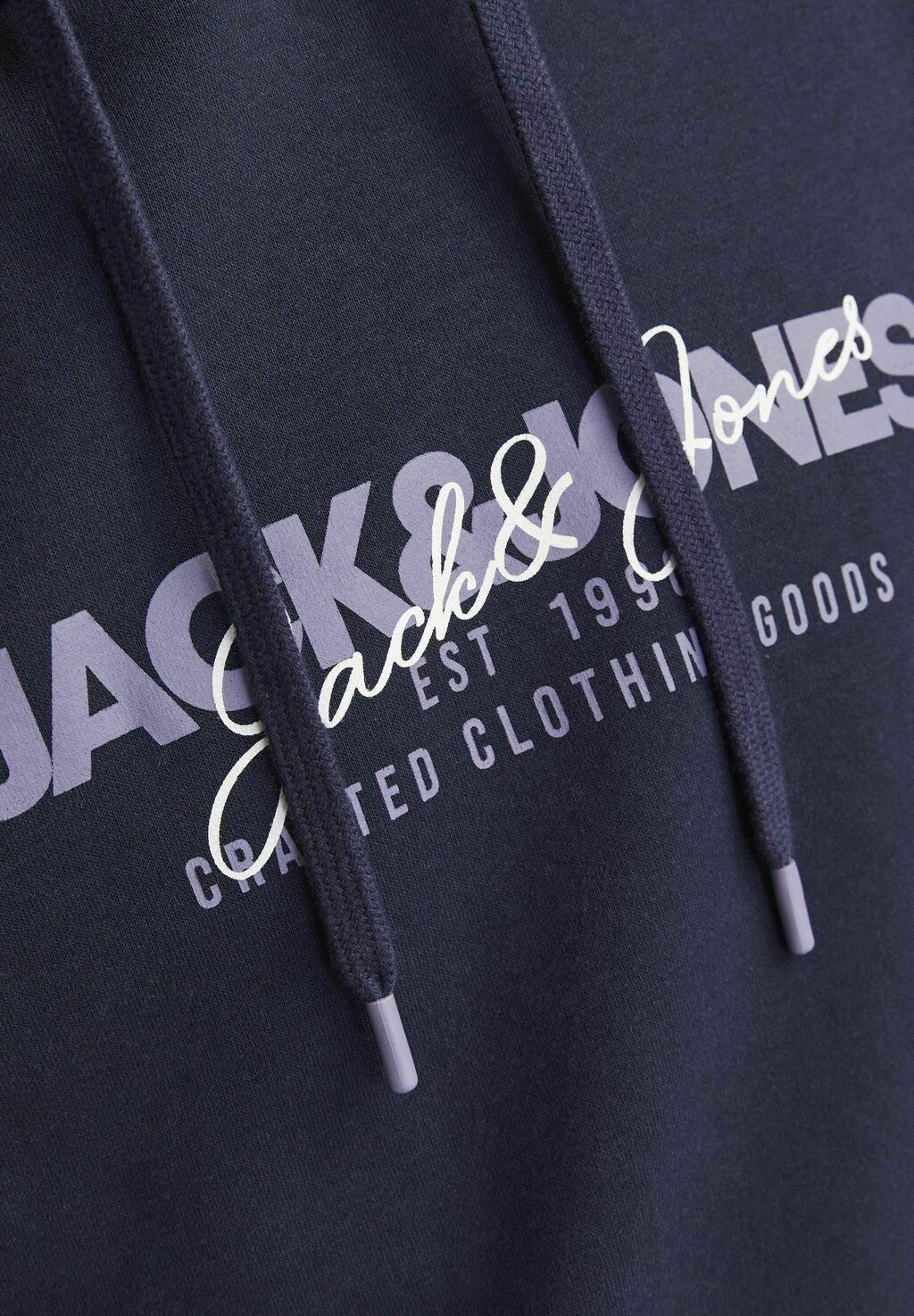 

Толстовка с капюшоном LOGO Jack & Jones, темно-синий