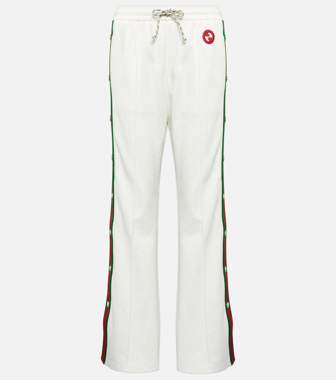

Брюки Interlocking G Web Stripe GUCCI, белый