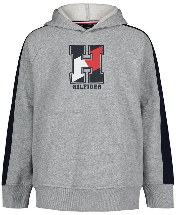 

Пуловер с капюшоном и цветными блоками Tommy Hilfiger, мультиколор