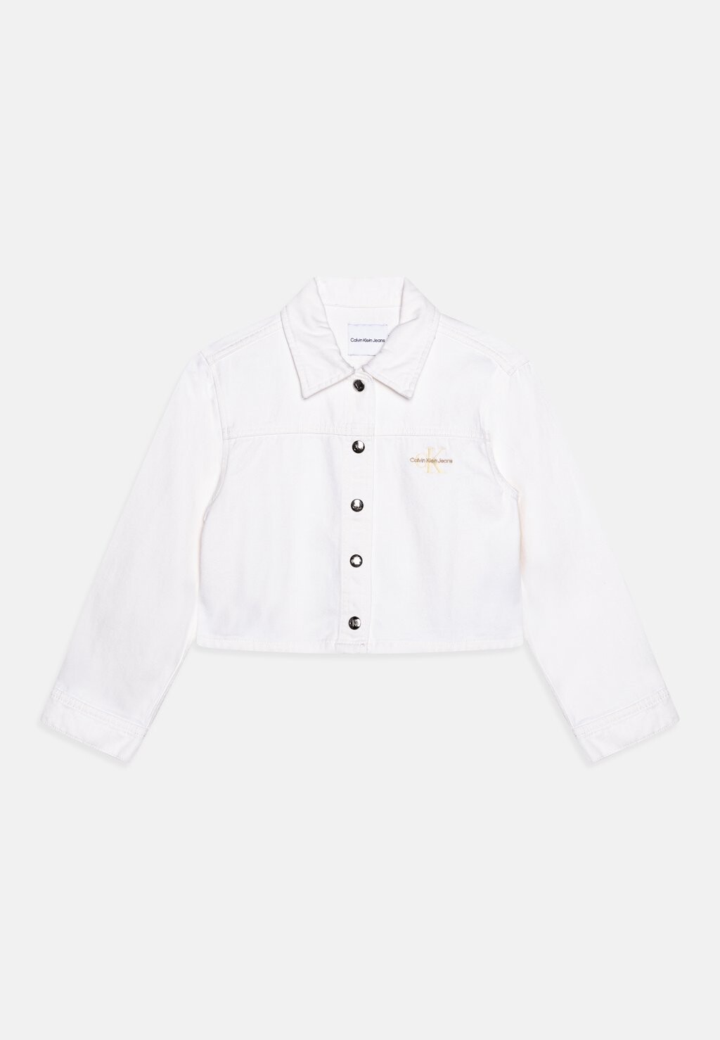 

Джинсовая куртка Button Calvin Klein Jeans, цвет white denim