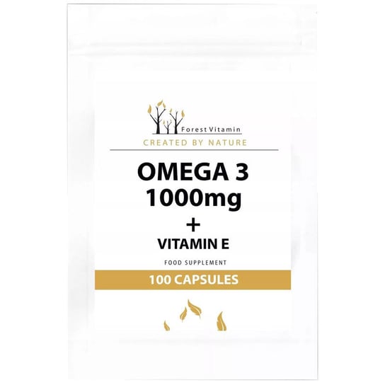 Forest Vitamin, Омега 3 1000мг+Витамин Е, 100 капс.
