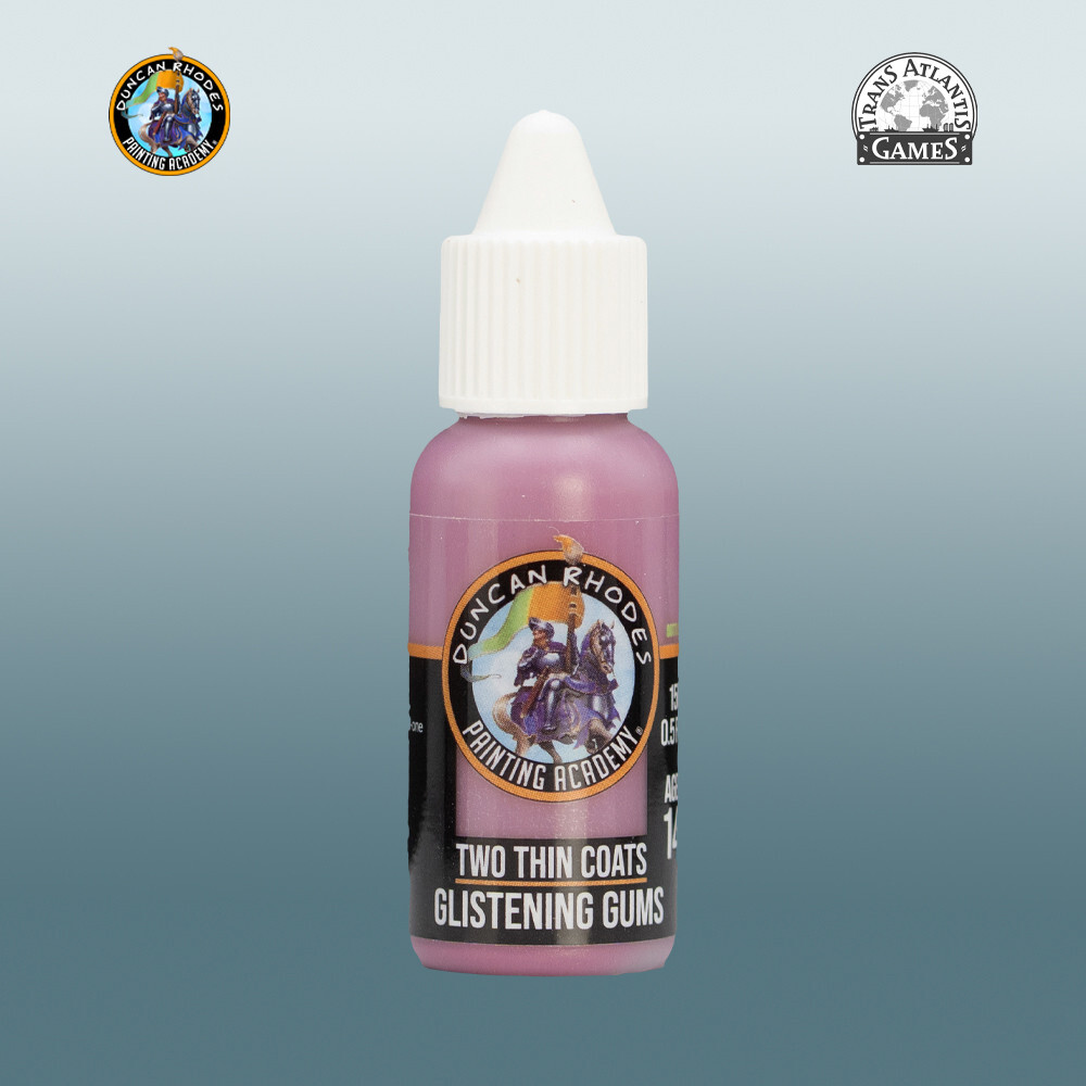 

Аксессуары Duncan Rhodes Painting Academy Two Thin Coats: Glistening Gums (15ml)