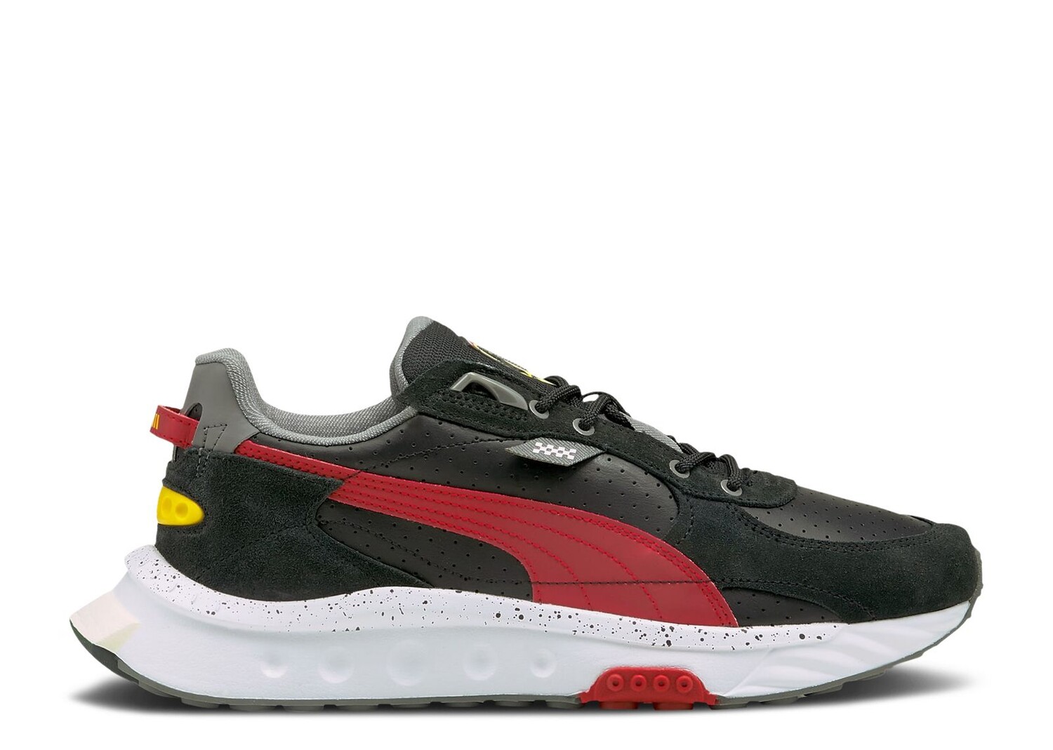 

Кроссовки Puma Scuderia Ferrari X Wild Rider 'Black Rosso Corsa', черный