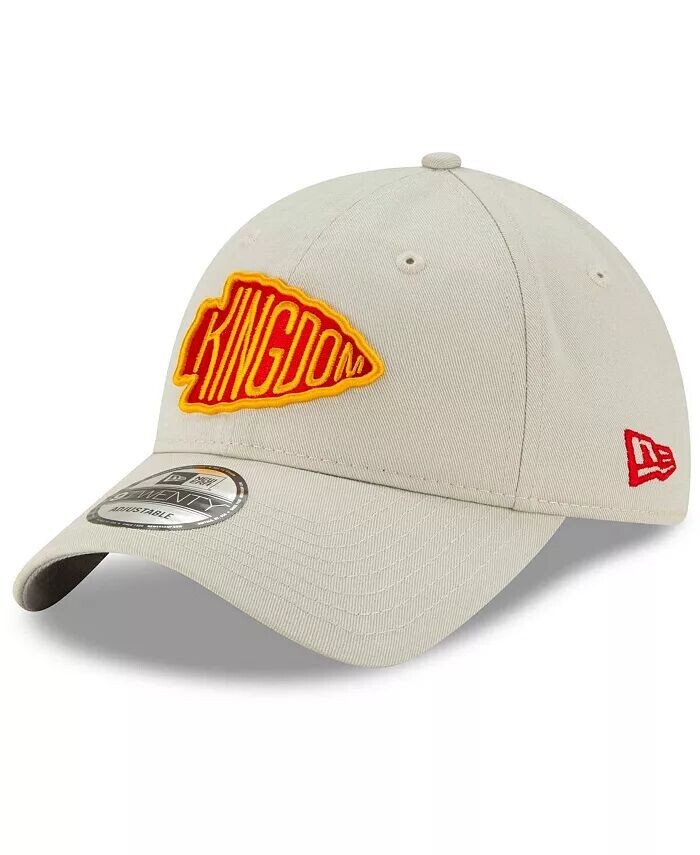 

Мужская регулируемая кепка цвета хаки Kansas City Chiefs Kingdom Playmaker 9TWENTY New Era, бежевый