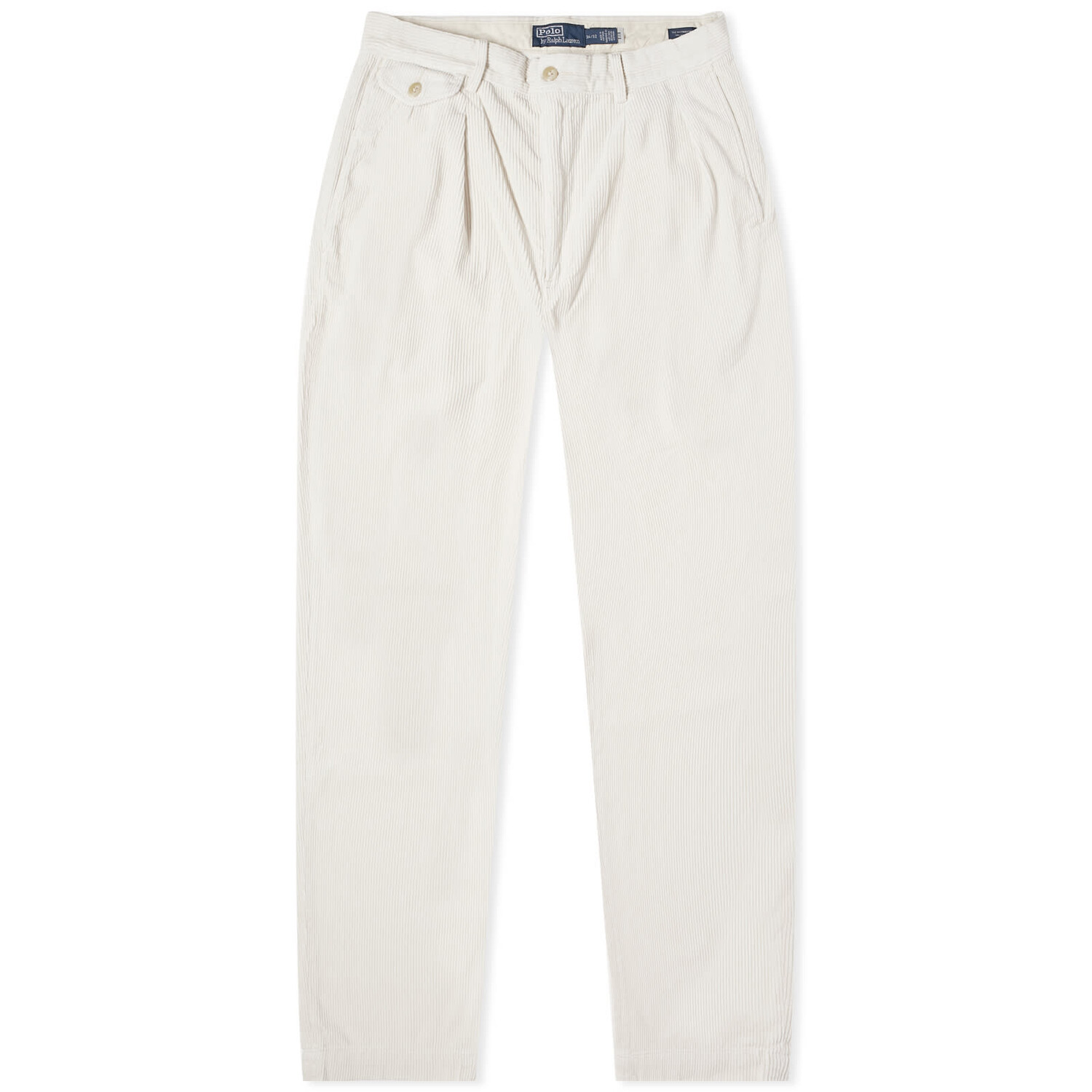 Брюки Polo Ralph Lauren Corduroy Pleated Pant, цвет Parchment Cream