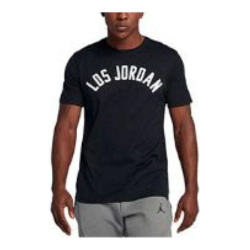 

Футболка Air Jordan Los Logo T-Shirt 'Black', мультиколор