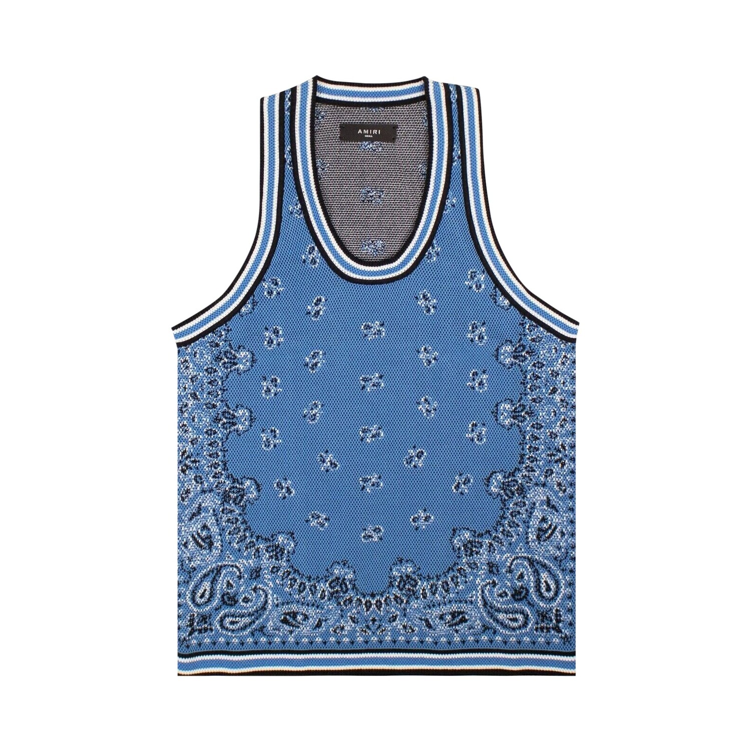 

Баскетбольная майка Amiri Bandana, цвет Синий