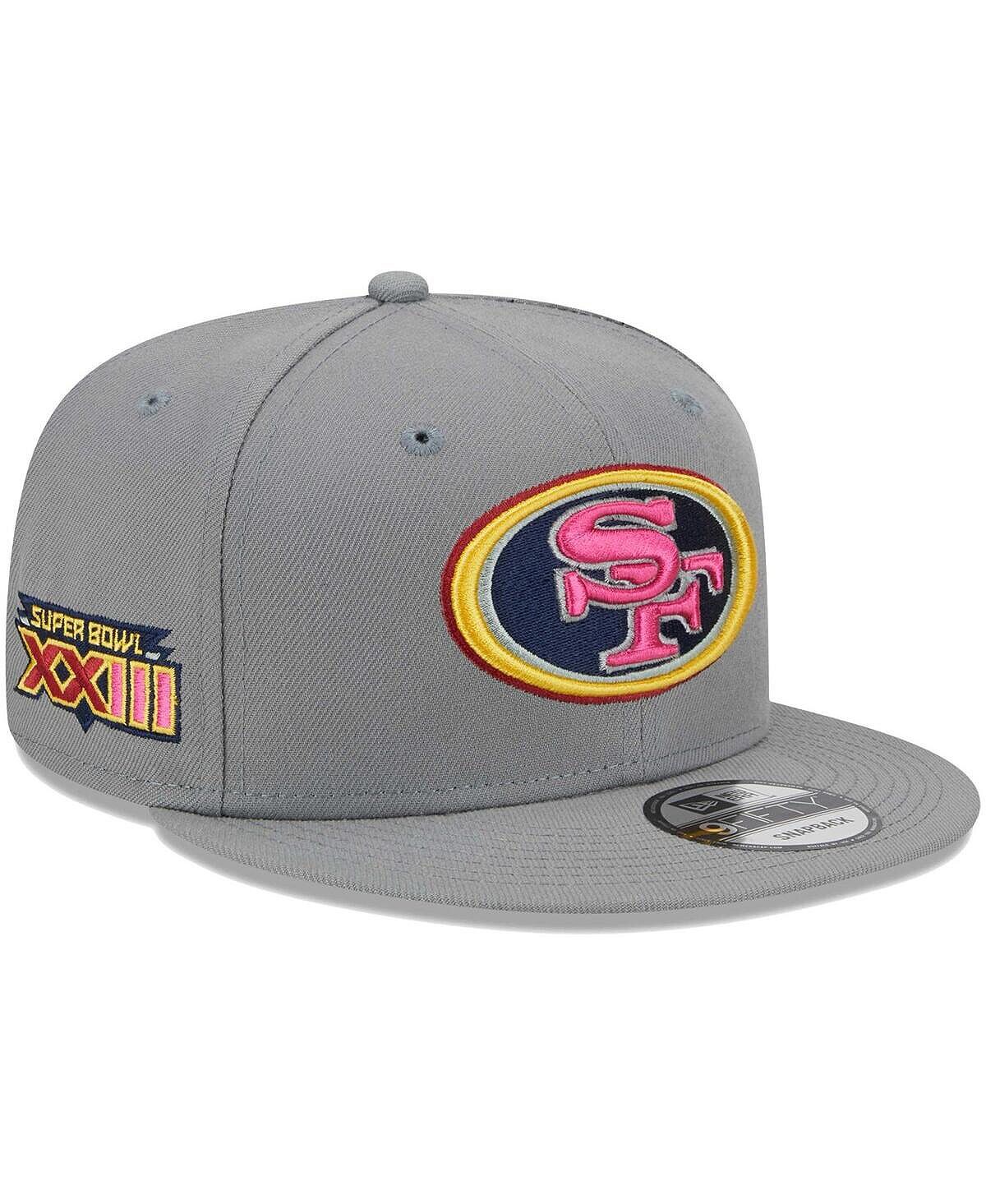 

Мужская серая кепка San Francisco 49ers Color Pack Multi 9FIFTY Snapback New Era