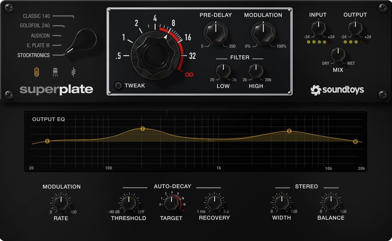 

Плагин Soundtoys SuperPlate Reverb