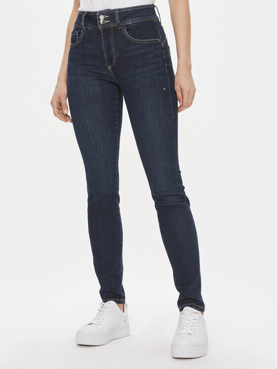 

Джинсы скинни Guess, синий