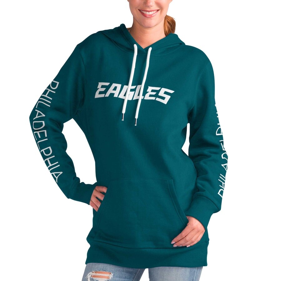 

Пуловер с капюшоном G-III 4Her by Carl Banks Philadelphia Eagles, зеленый