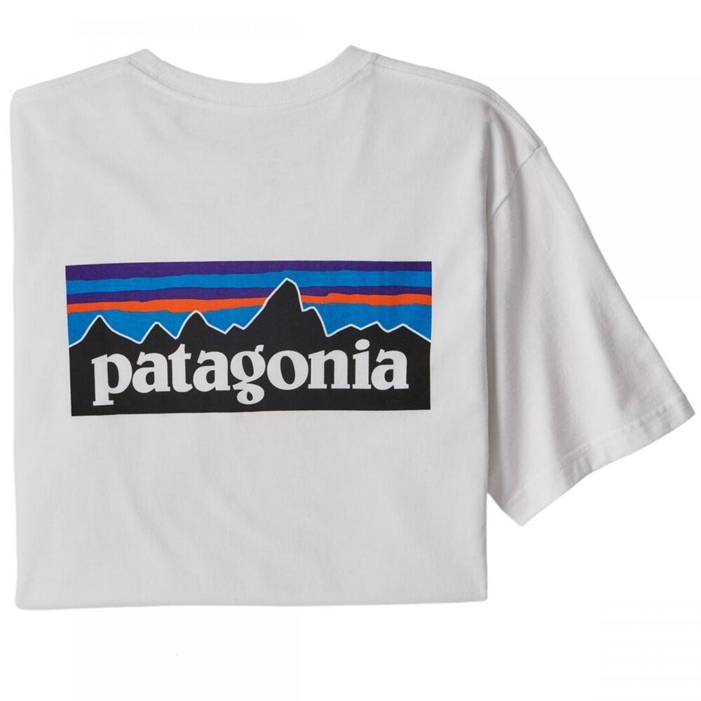 

Футболка Patagonia P-6 Logo Responsibili, белый