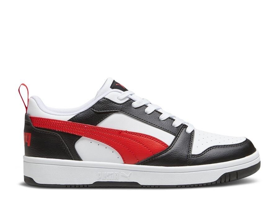 

Кроссовки Puma Rebound V6 Low 'White Black Red', белый