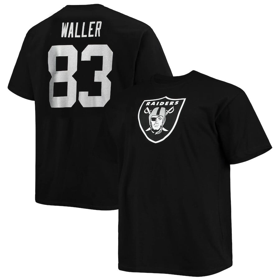 

Футболка с именем и номером Fanatics Branded Las Vegas Raiders, черный