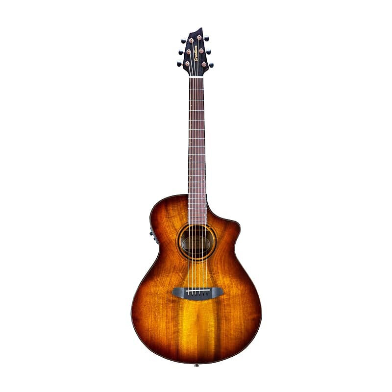 

Акустическая гитара Breedlove Pursuit Exotic S Concert 6-String Myrtlewood Wood Top Acoustic Electric Guitar with Slim Neck and Pinless Bridge