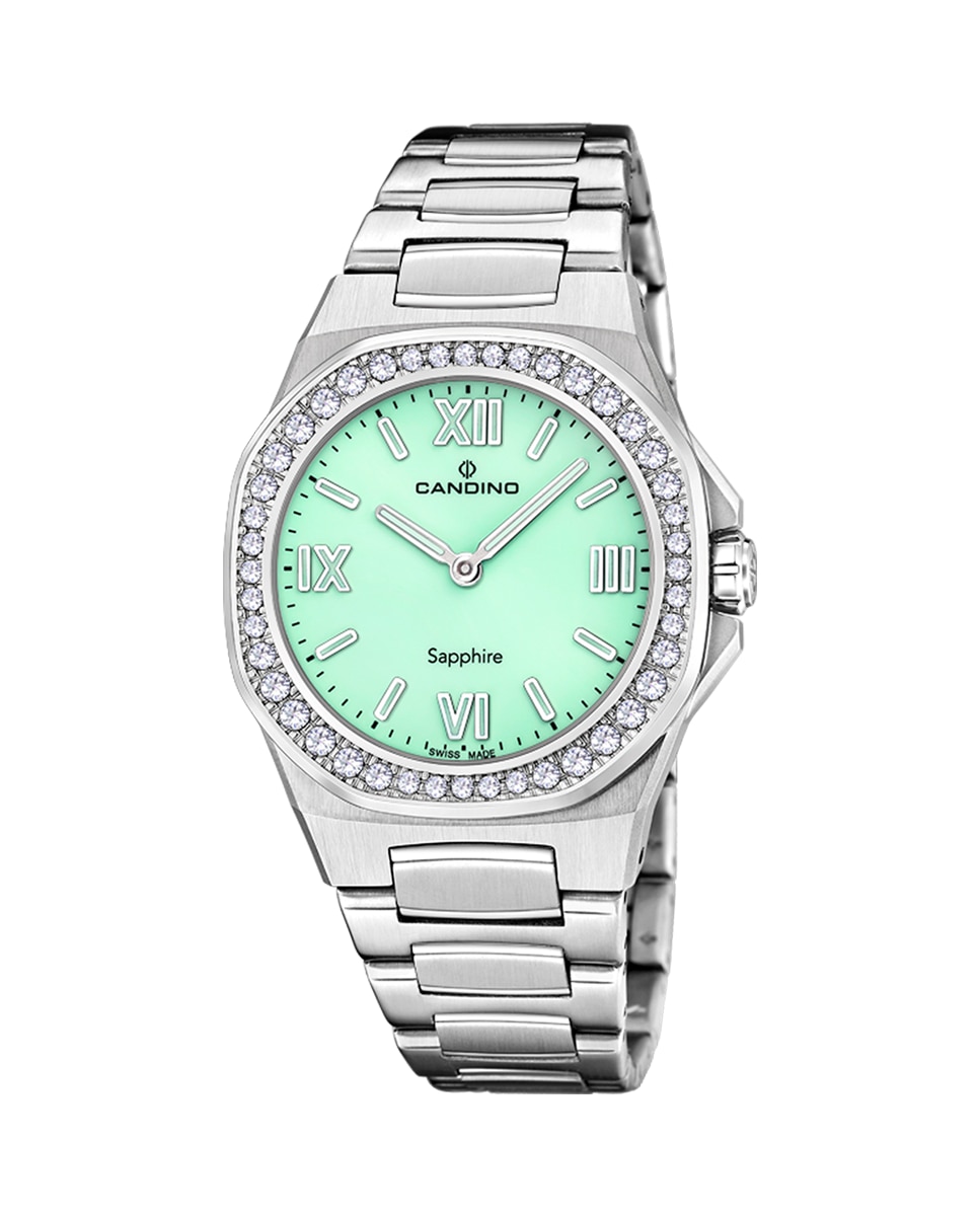 C4753/2 Новинка женские часы из серебряной стали Candino, серебро
