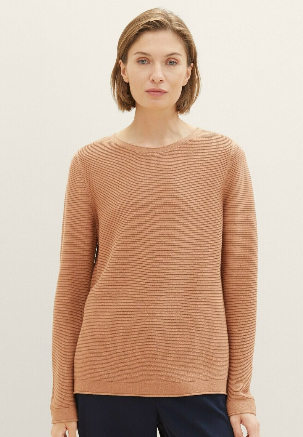 

Свитшот TOM TAILOR, цвет blush mahogany