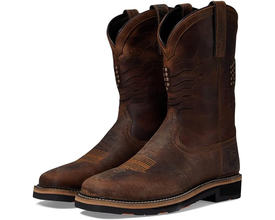 

Ботинки Hoss Rushmore Western Soft Toe - BIG HOSS Sizes, коричневый