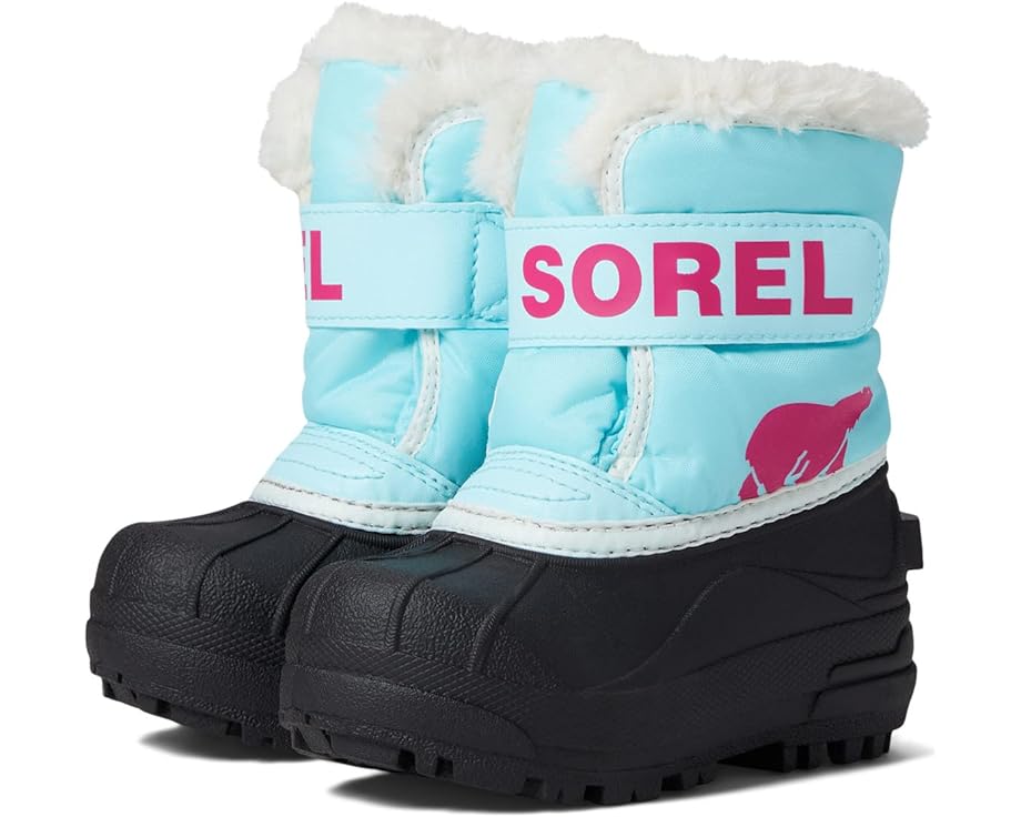 Ботинки Sorel Snow Commander, цвет Ocean Surf/Cactus Pink