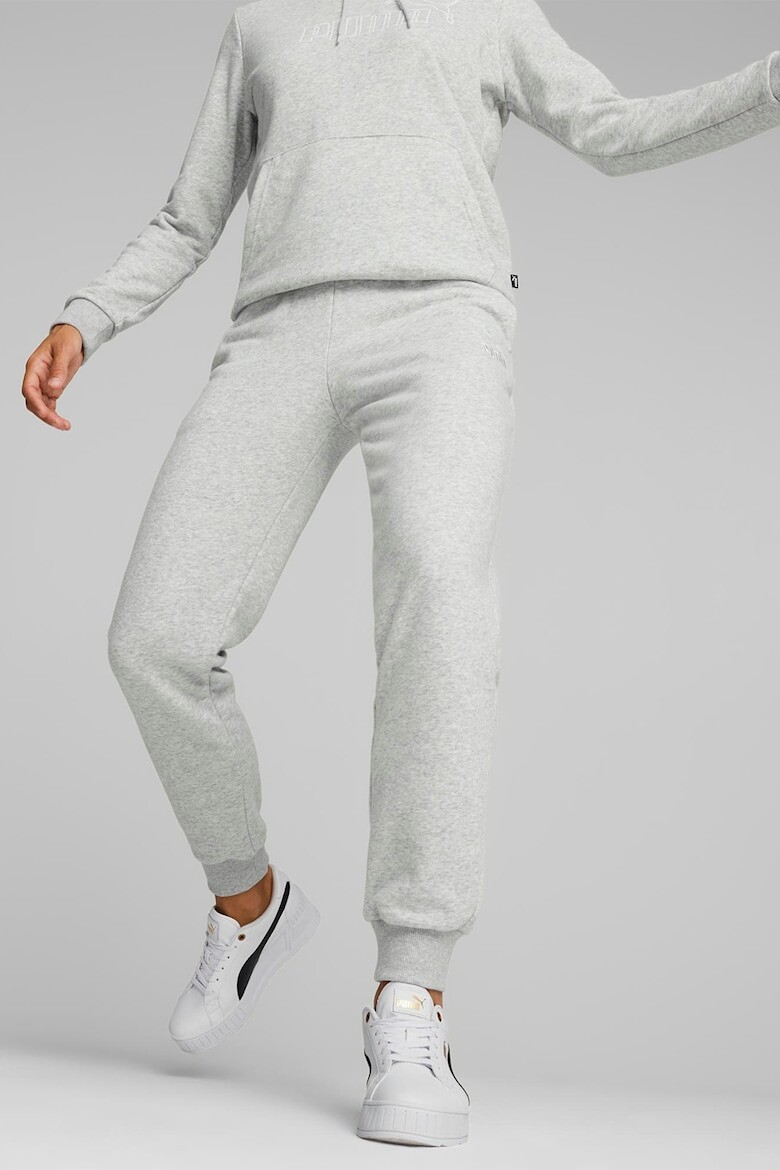 

Спортивные брюки ESS Elevated из хлопка с косыми карманами Puma, серый