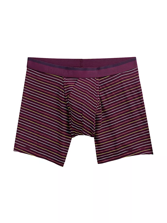 

Полосатые боксеры Bombas, цвет rose wood stripe