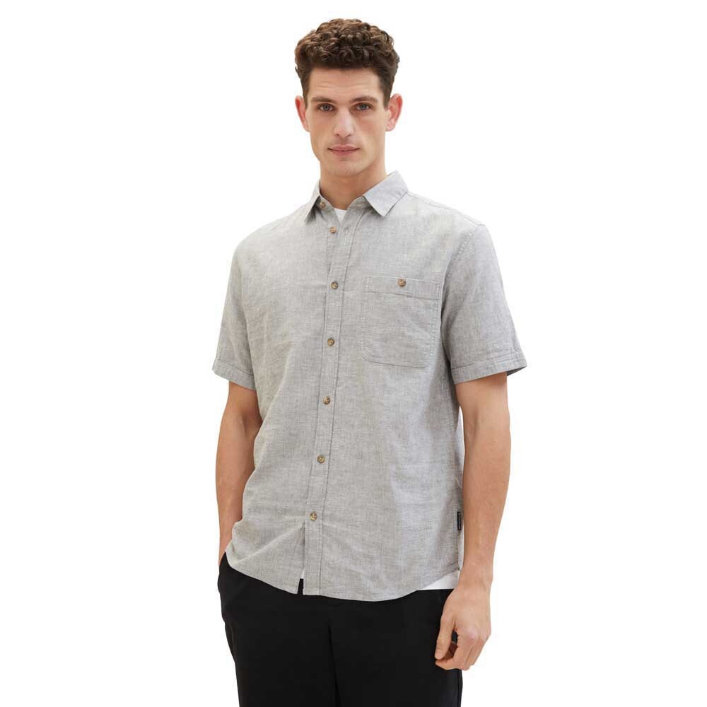 

Рубашка Tom Tailor Cotton Linen, серый