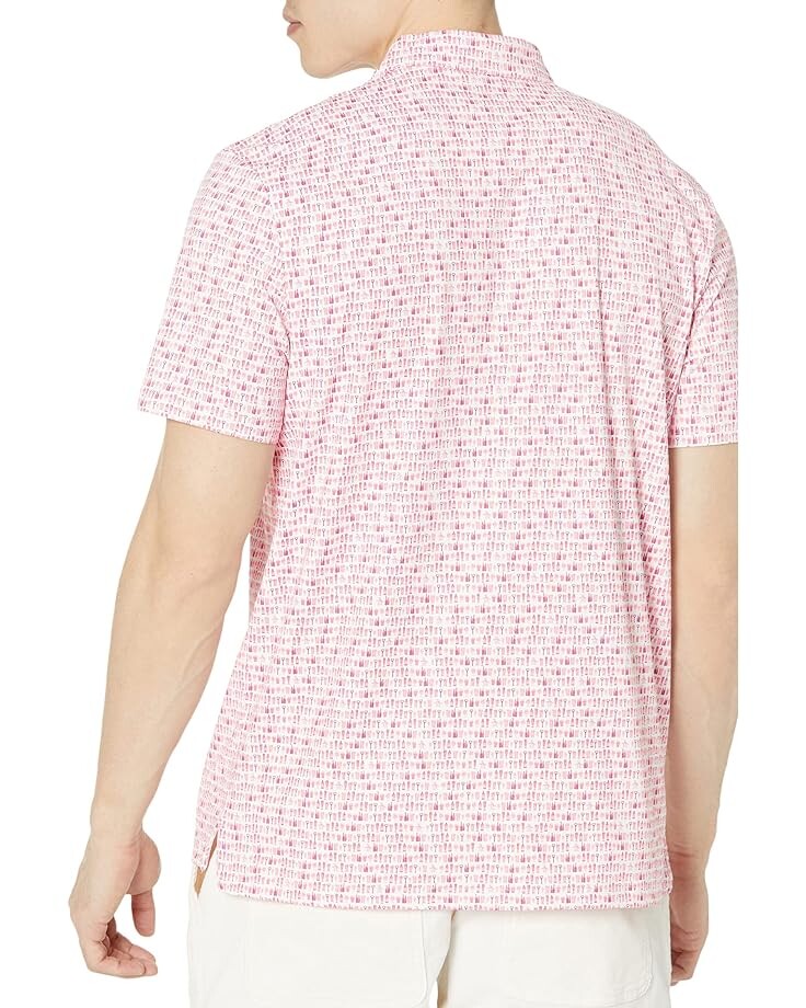 

Поло Original Penguin Golf Have A Beer Print Polo, цвет Rose Bouquet