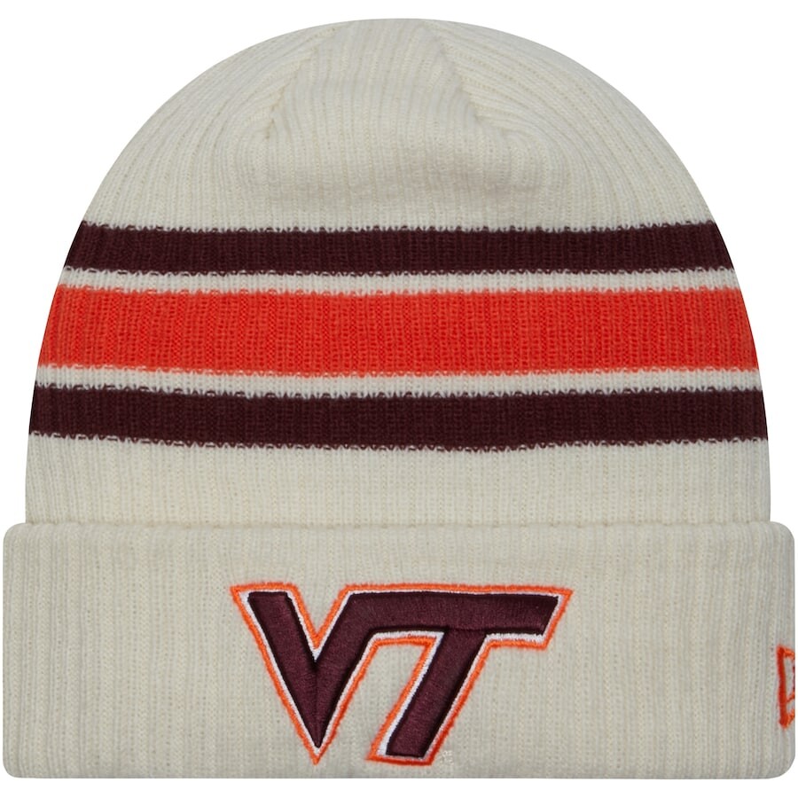 

Шапка New Era Virginia Tech Hokies, кремовый