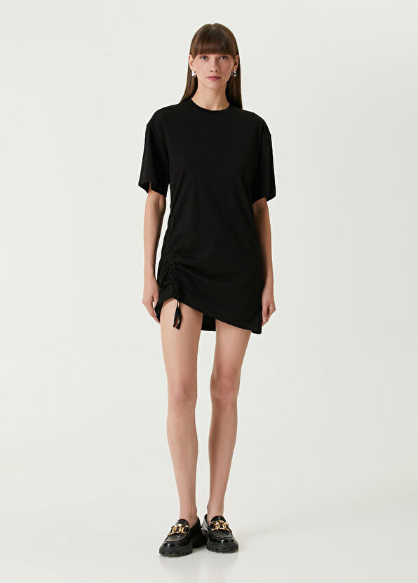 

Naenia платье мини со сборками Allsaints, черный