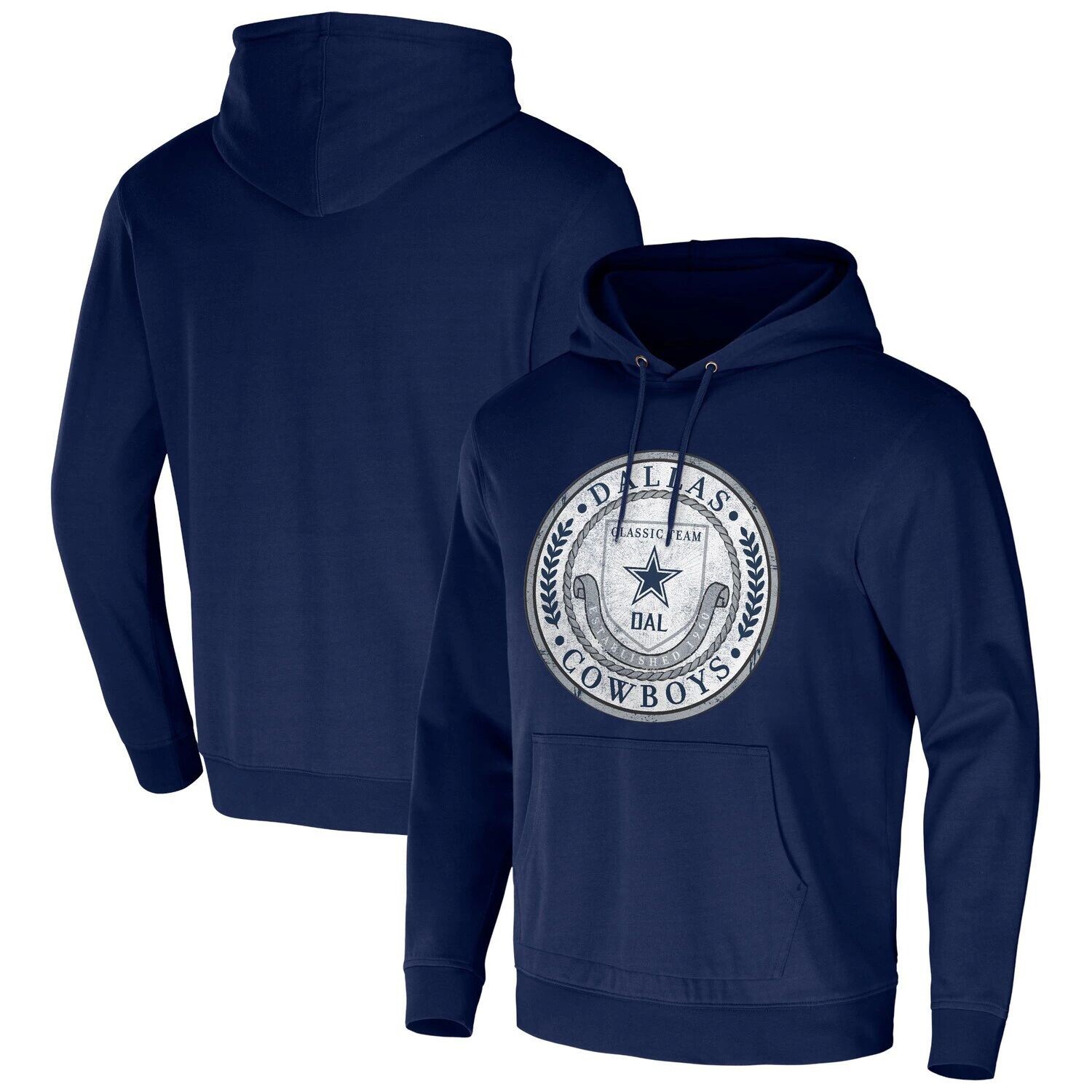 

Мужская коллекция NFL x Darius Rucker от Fanatics Navy Dallas Cowboys, стираный пуловер с капюшоном