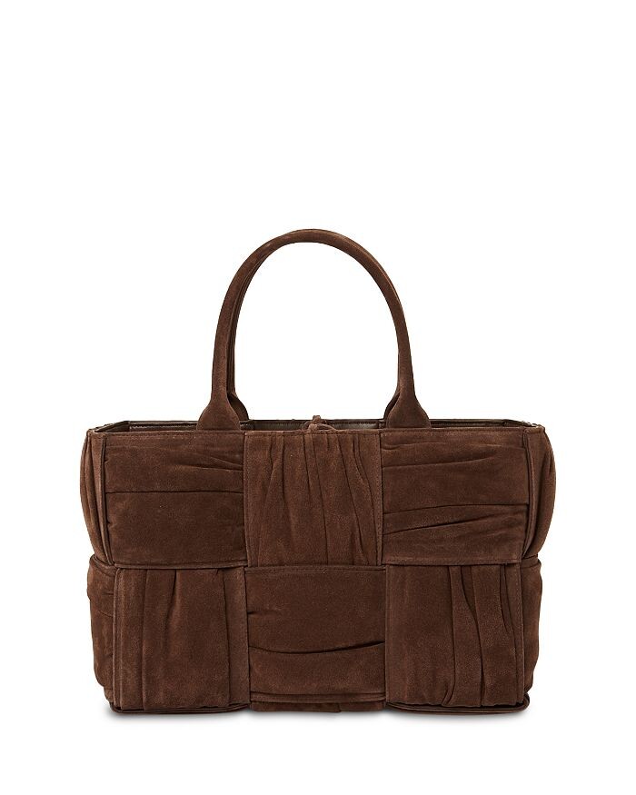 

Маленькая замшевая сумка-тоут Arco Bottega Veneta