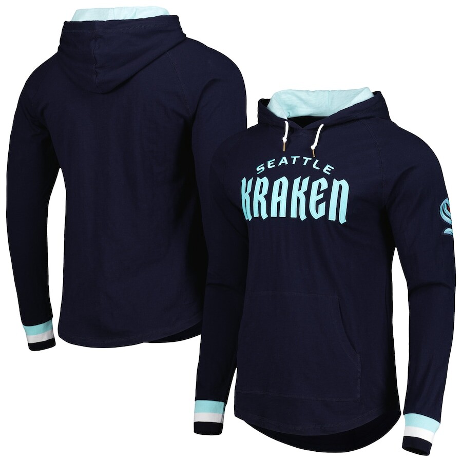 

Футболка с длинным рукавом Mitchell & Ness Seattle Kraken, синий