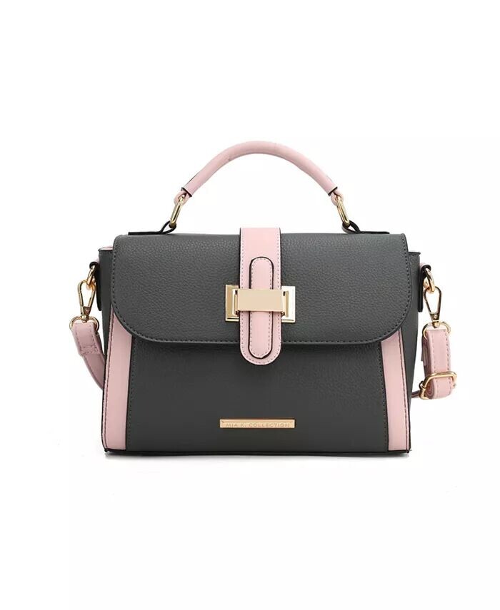 

Сумка на плечо Willa в стиле колор-блок от Mia K Mkf Collection, серый