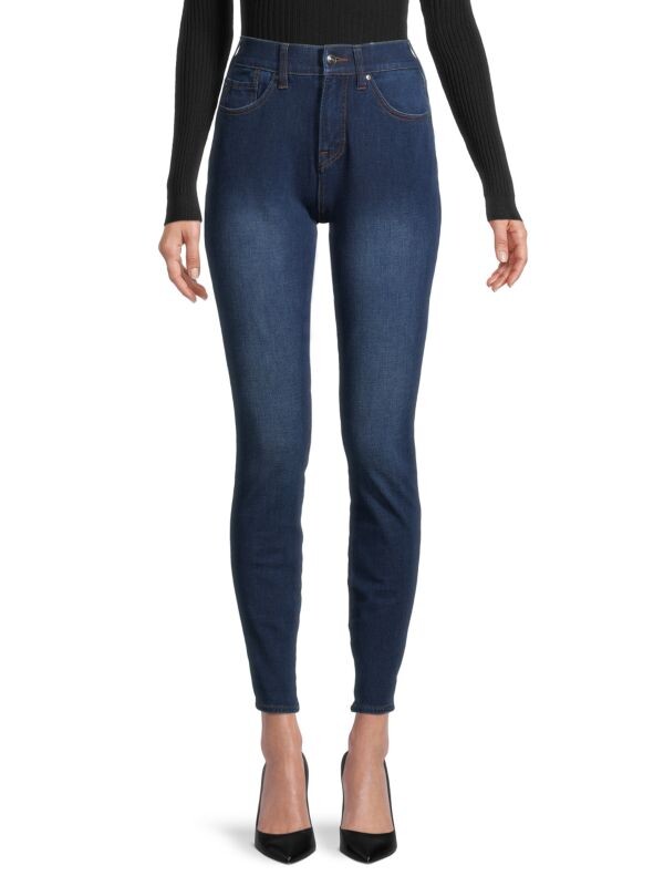 

Контурные джинсы jennie с высокой посадкой True Religion Midnight