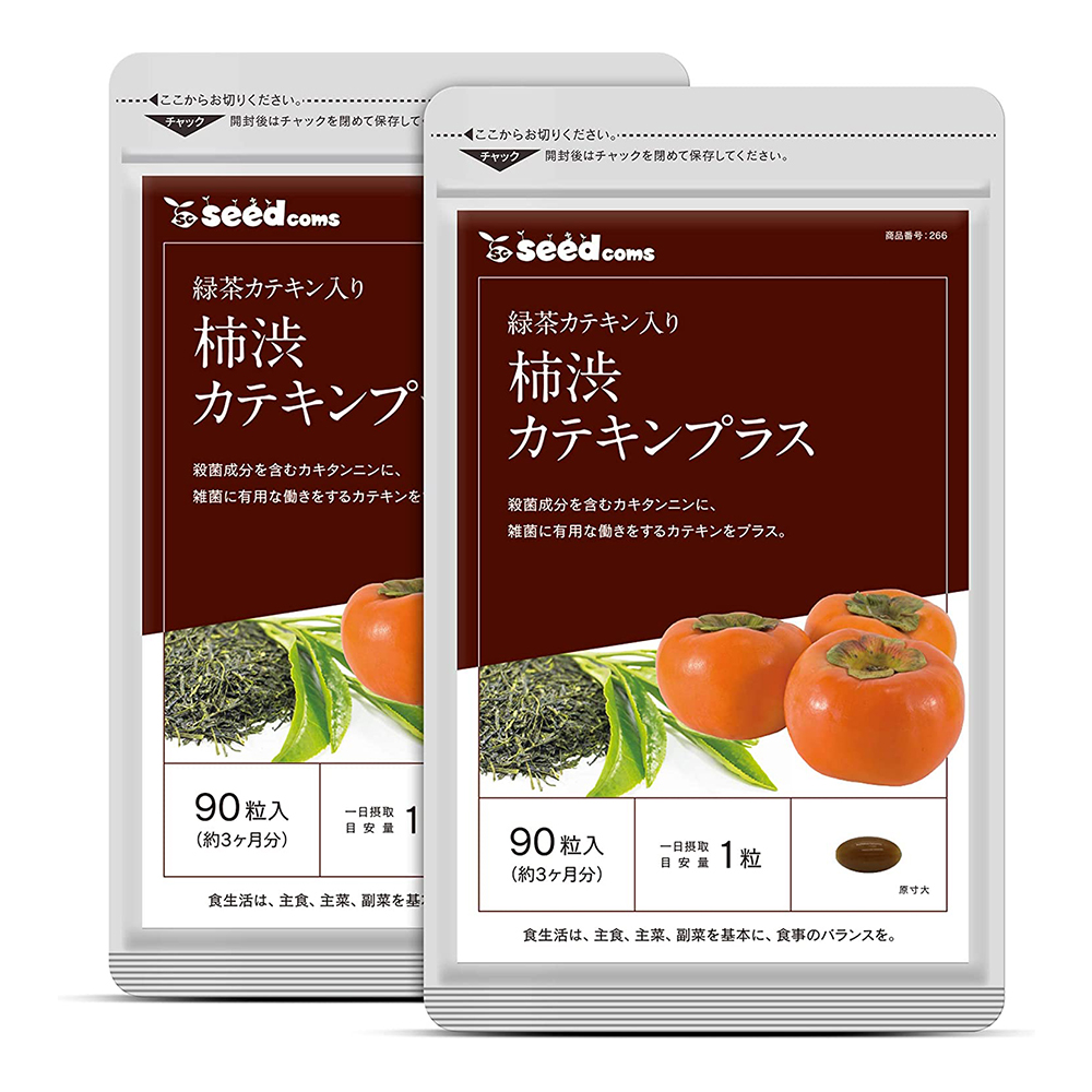 Пищевая добавка Seed Coms Kakishibu, 2 предмета, 90х2 таблеток