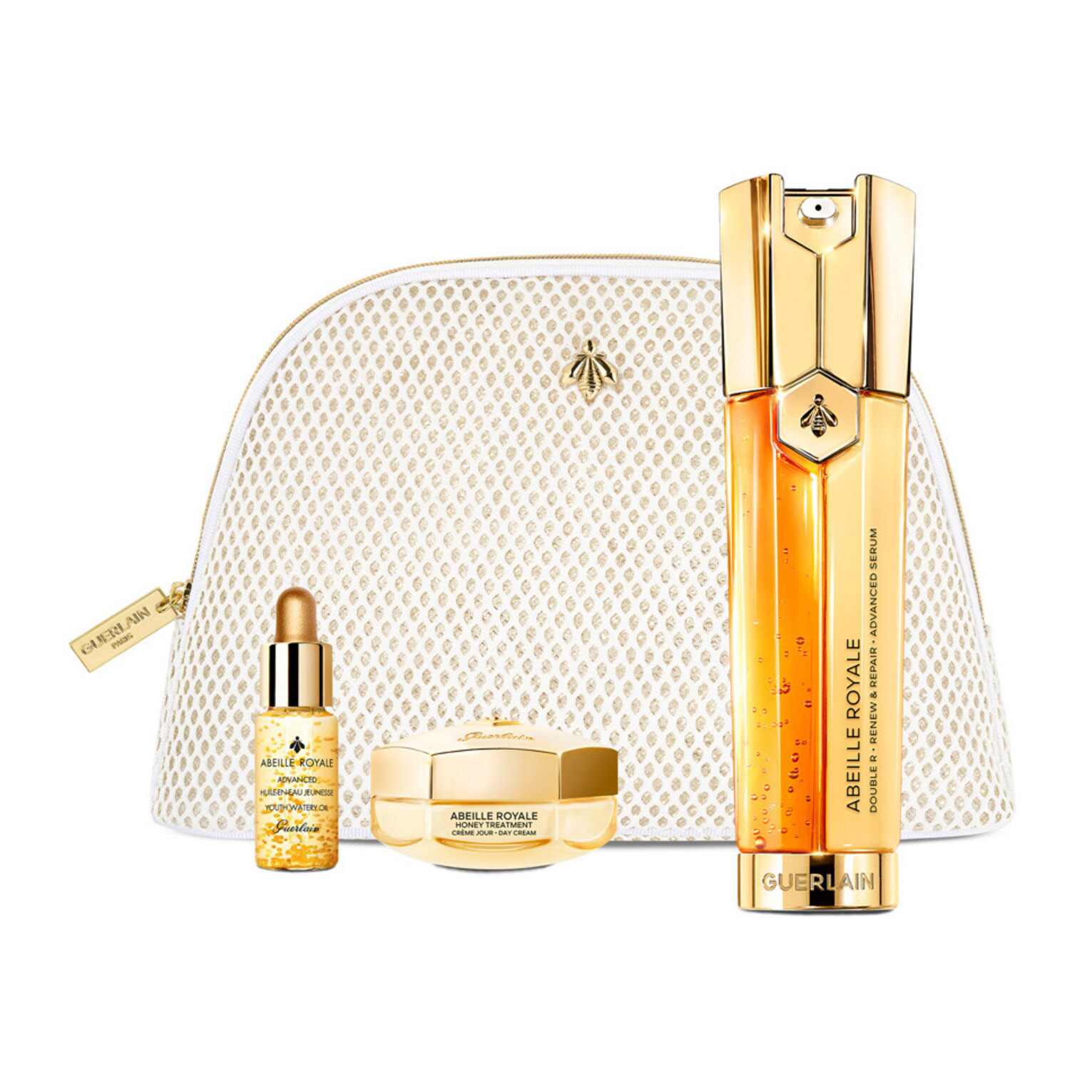 Подарочный набор Guerlain Double R Advanced Anti-Aging Serum Program, 4 предмета косметический набор estee lauder advanced night repair anti aging serum 4 предмета