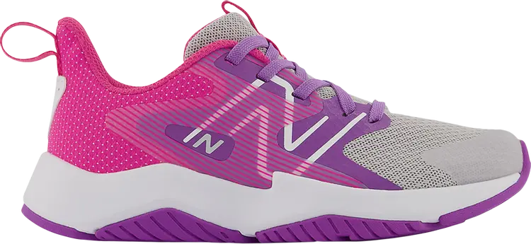 

Кроссовки New Balance Rave Run v2 Little Kid X-Wide 'Summer Fog Hi-Pink', серый