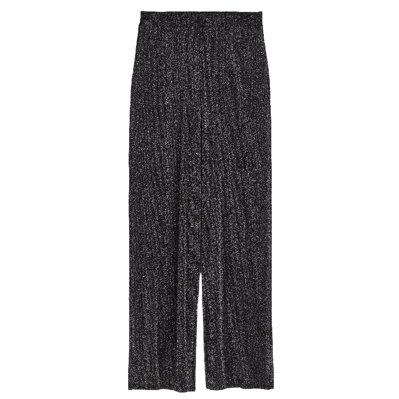 

Брюки H&M Glittery Mesh, черный