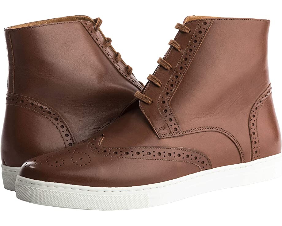 

Кроссовки Kickabout Wing Tip Sneaker High-Top Alexander Noel, коричневый