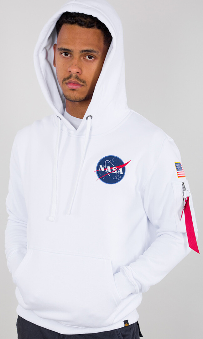 

Толстовка Alpha Industries Space Shuttle мужская, белая