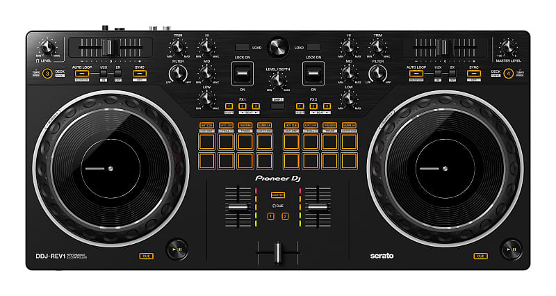 

Pioneer DJ DDJ-REV1 Scratch Style 2-канальный DJ-контроллер