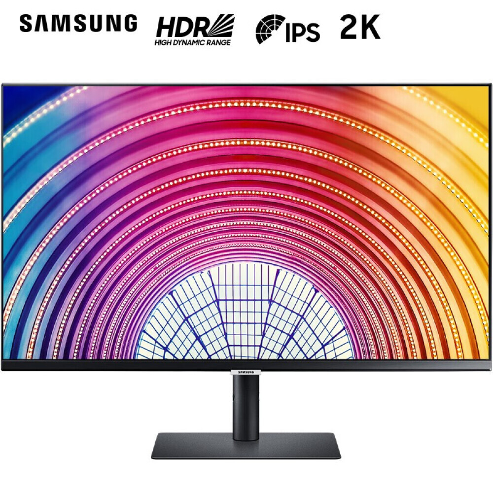 

Монитор Samsung S24A600NWC 24" IPS 2K с подъемным и вращающимся основанием