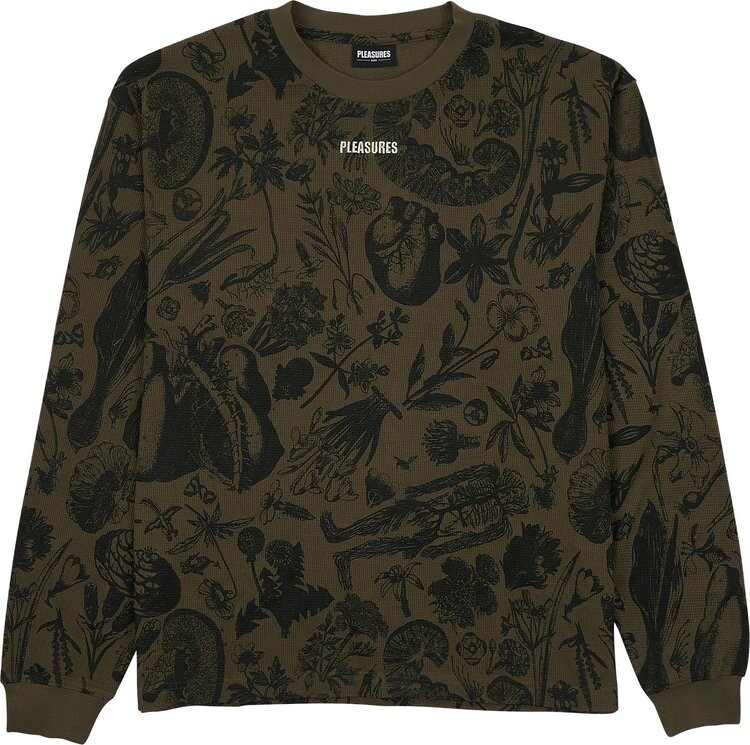 

Лонгслив Pleasures Rebirth Thermal Long-Sleeve 'Green', зеленый