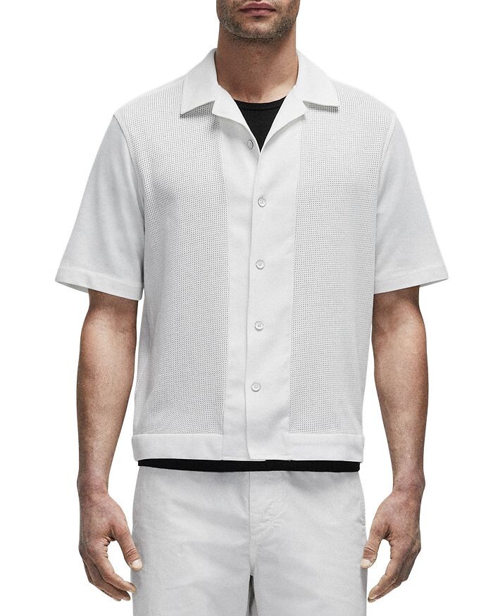 

Трикотажная сетчатая рубашка Avery rag & bone