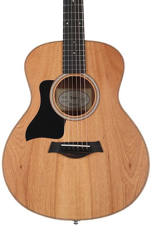 Акустическая гитара Taylor GS Mini из красного дерева для левшей, натуральный цвет, с черной накладкой FG01016000010141000-0001