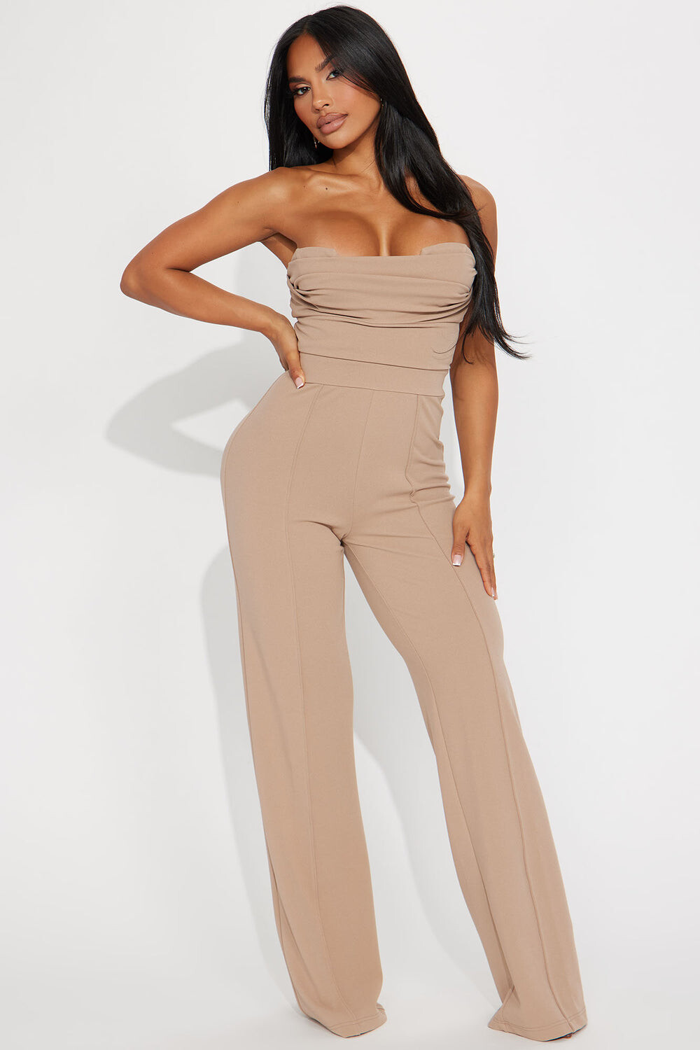 

Комбинезон Fashion Nova DJ2211125, серо-коричневый