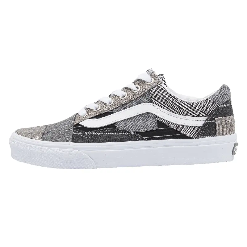 

Кеды Vans Ua old skool patchwork unisex, серый